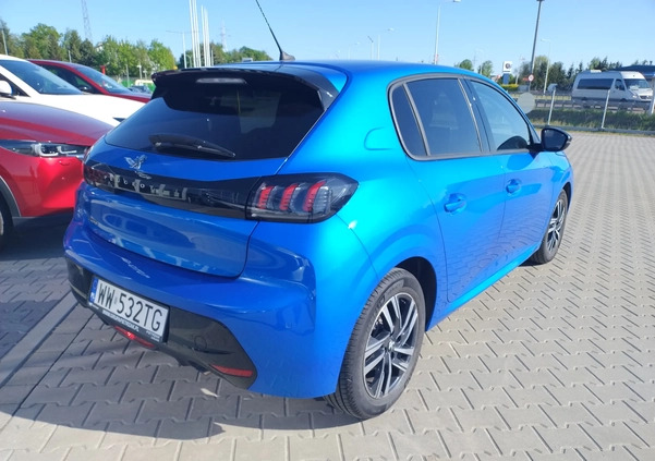 Peugeot 208 cena 69900 przebieg: 5383, rok produkcji 2022 z Lubawka małe 121